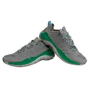 Reebok ZIG KINETICA II Shoes Gray Green Running Sneakers Mens Size 9.5